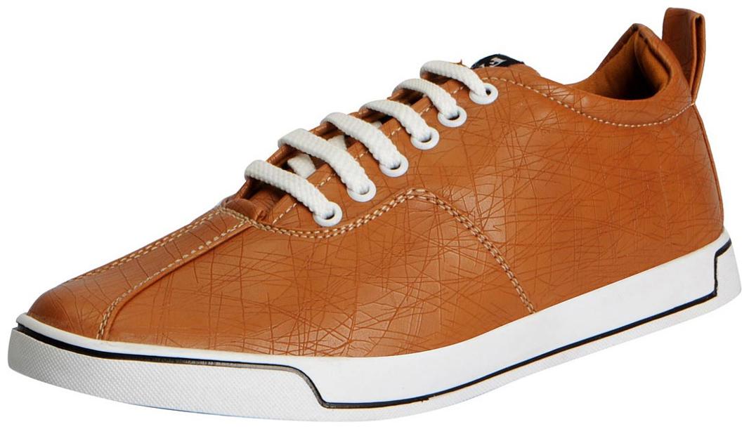 

FAUSTO Men Tan Classic Sneakers - Fst 1126 tan