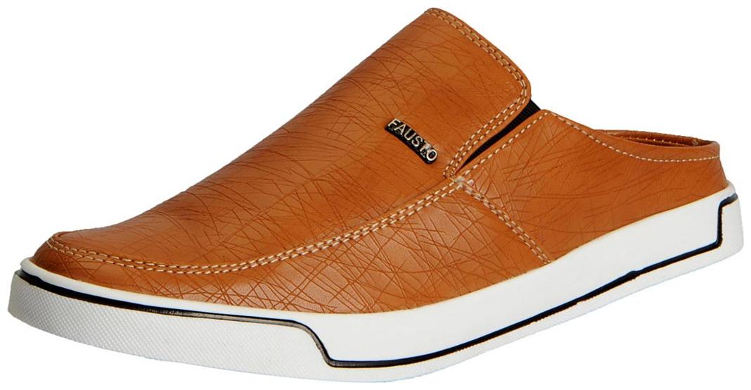 

FAUSTO Men Tan Flip-Flops - 1 Pair