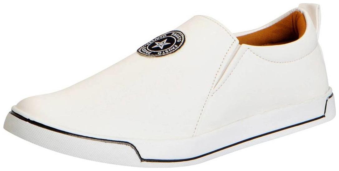 

FAUSTO Men White Loafers - FST 1111 WHITE