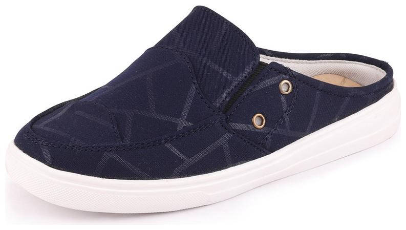 

FAUSTO Women Navy Blue Slip-On Shoes
