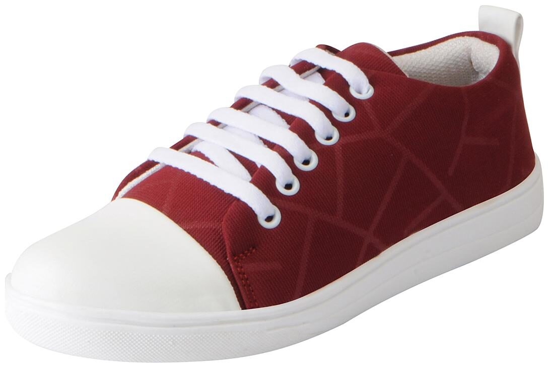 

FAUSTO Women Maroon Casual Shoes