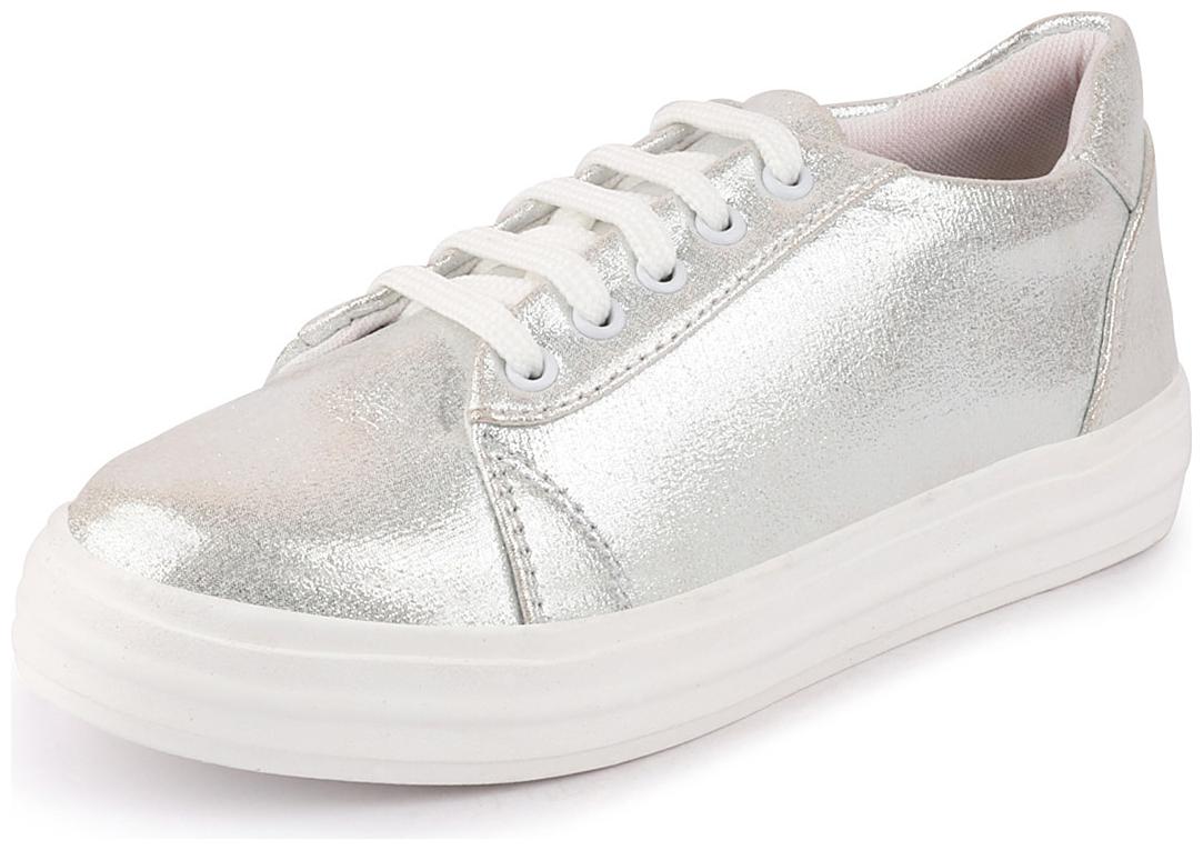 

FAUSTO Women Silver Sneakers