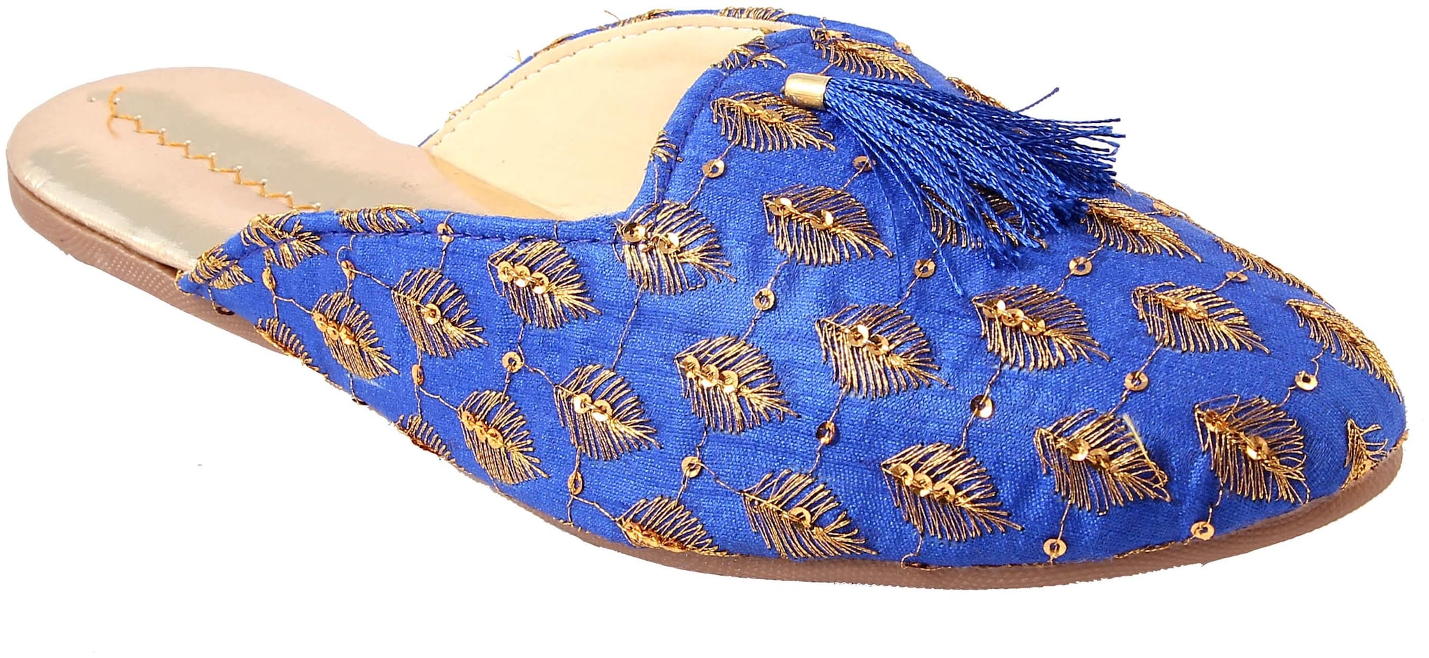 

FEMMECRAFTS Women Blue Mules