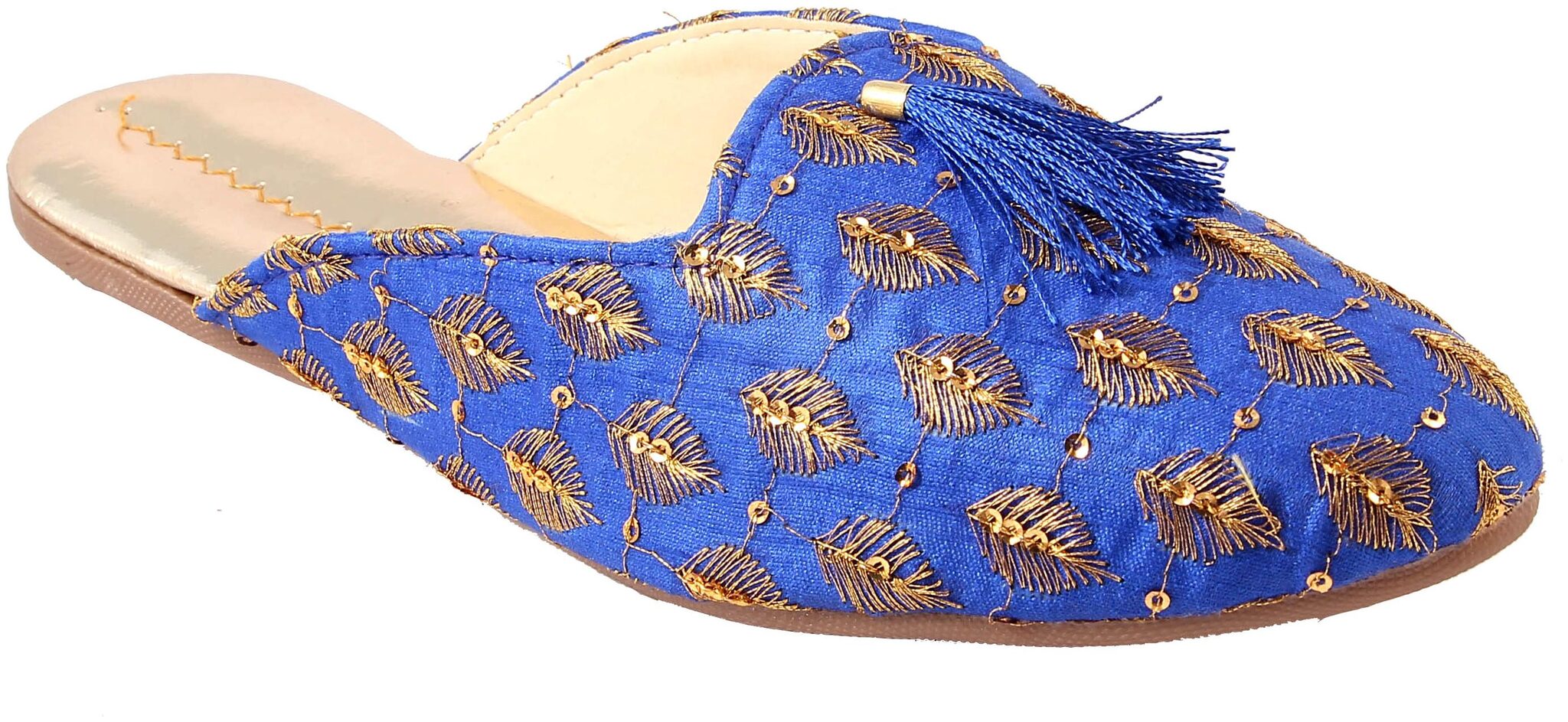 

FEMMECRAFTS Women Blue Mules