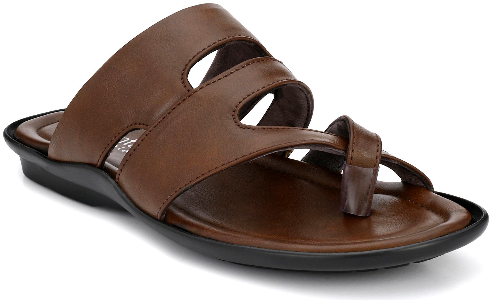 

Fentacia Men Brown Sliders - 1 Pair