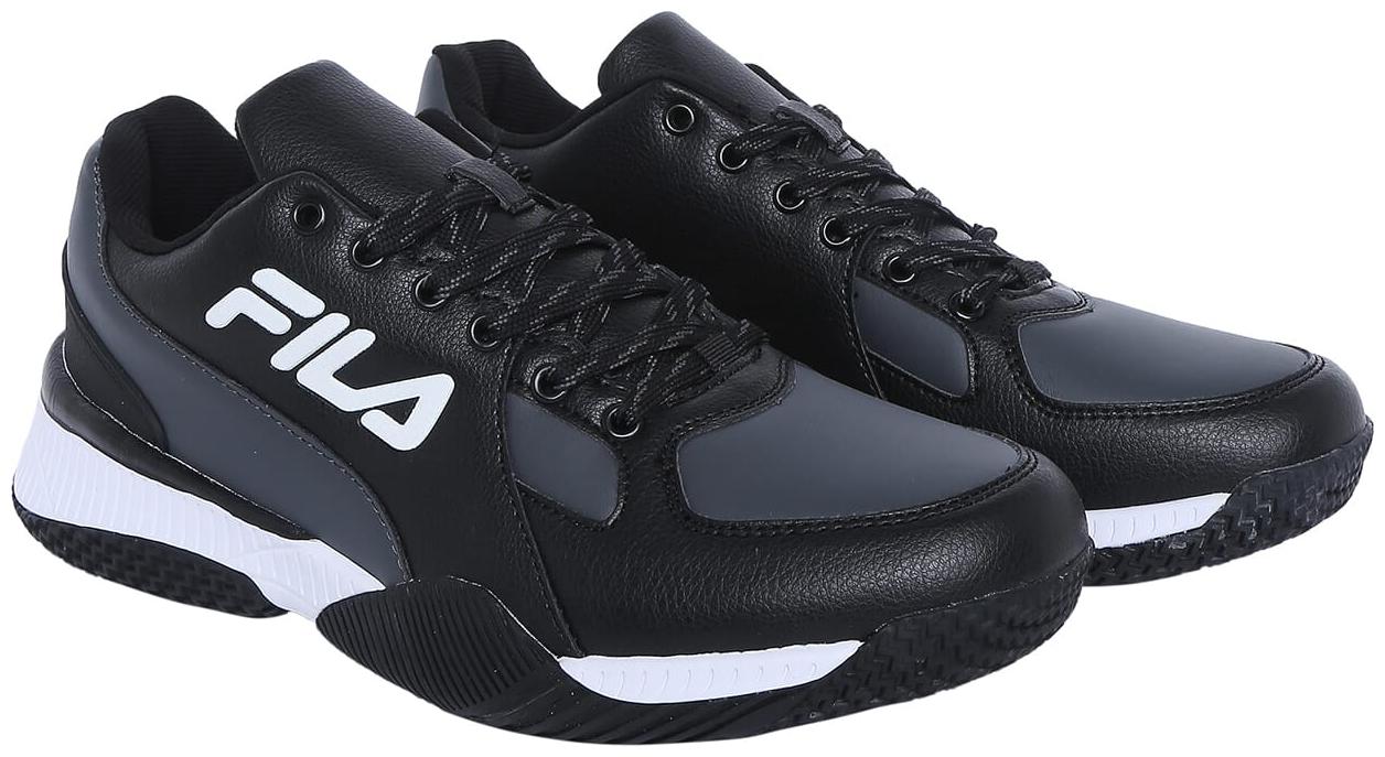 

Fila Men BAGEL Tennis Shoes ( Black White )