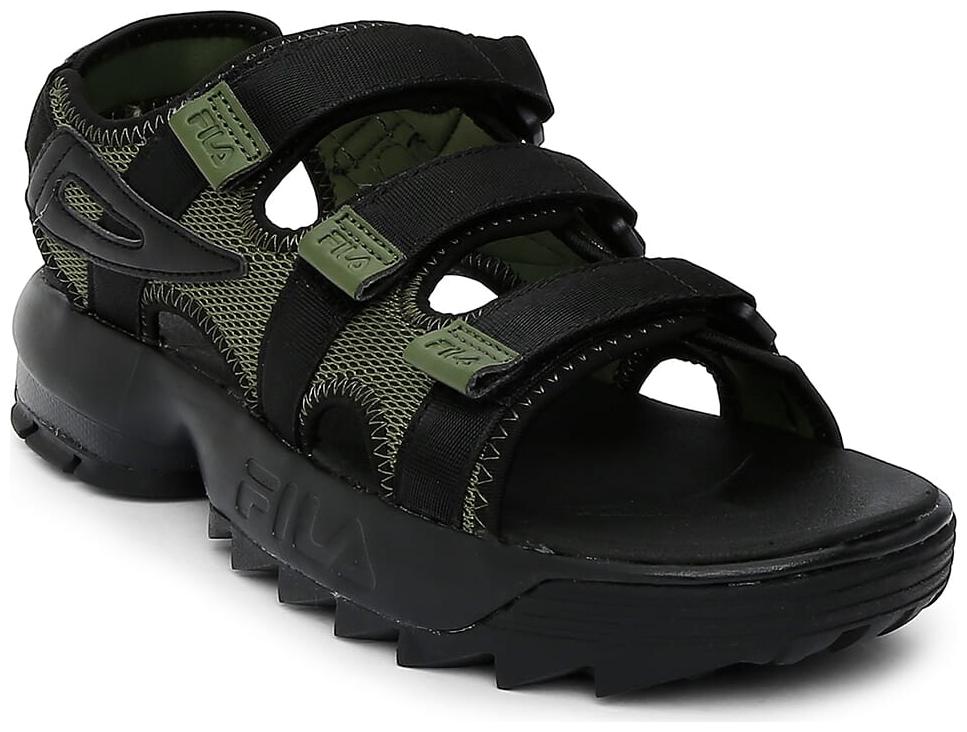 

Fila Men Black Sandals