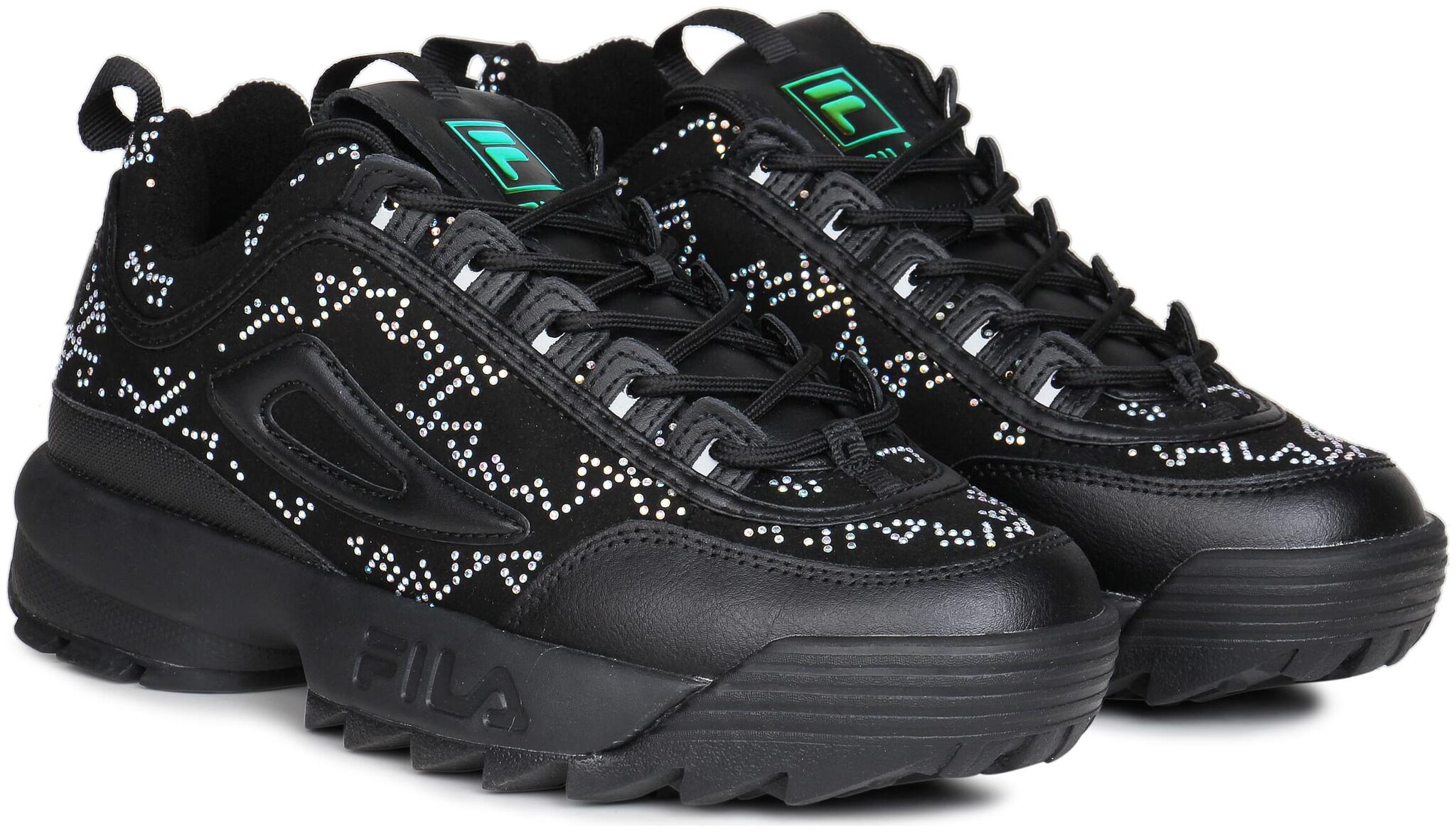 

Fila Women Black Canvas Shoes