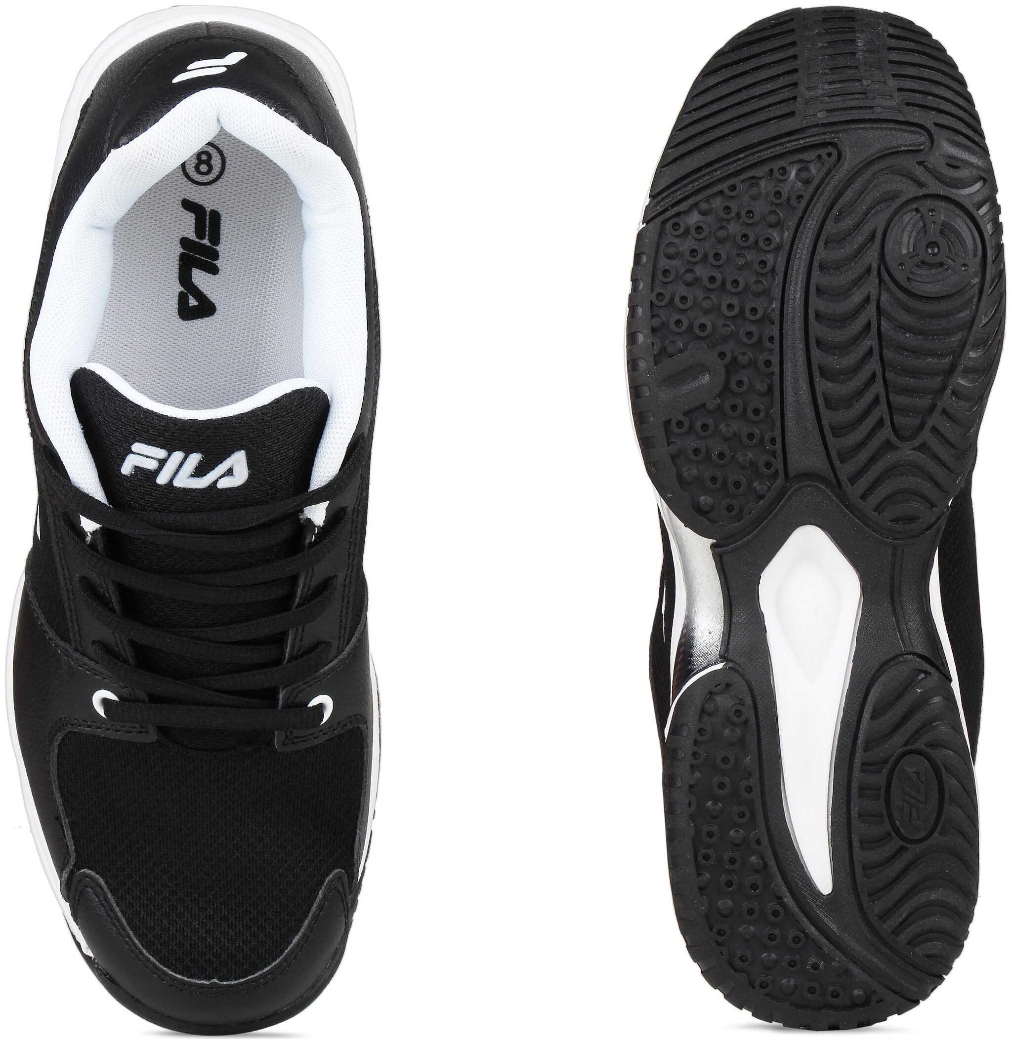

Fila Men ETIQUETTE Tennis Shoes ( Black )