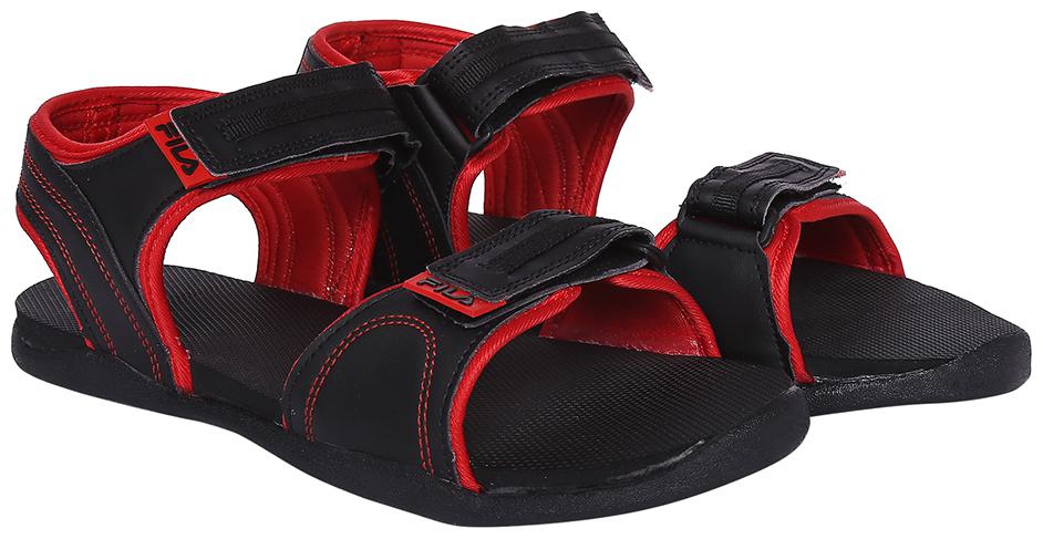 

Fila Men Black Sandals