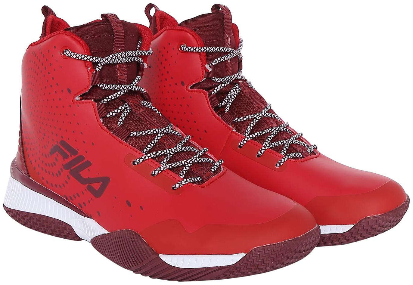 

Fila Men TRI-V HIGH Basketball Shoes ( Red )