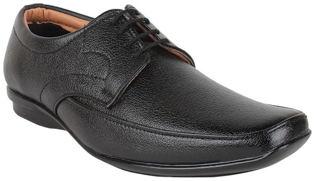 

Firemark Black Formal Shoes