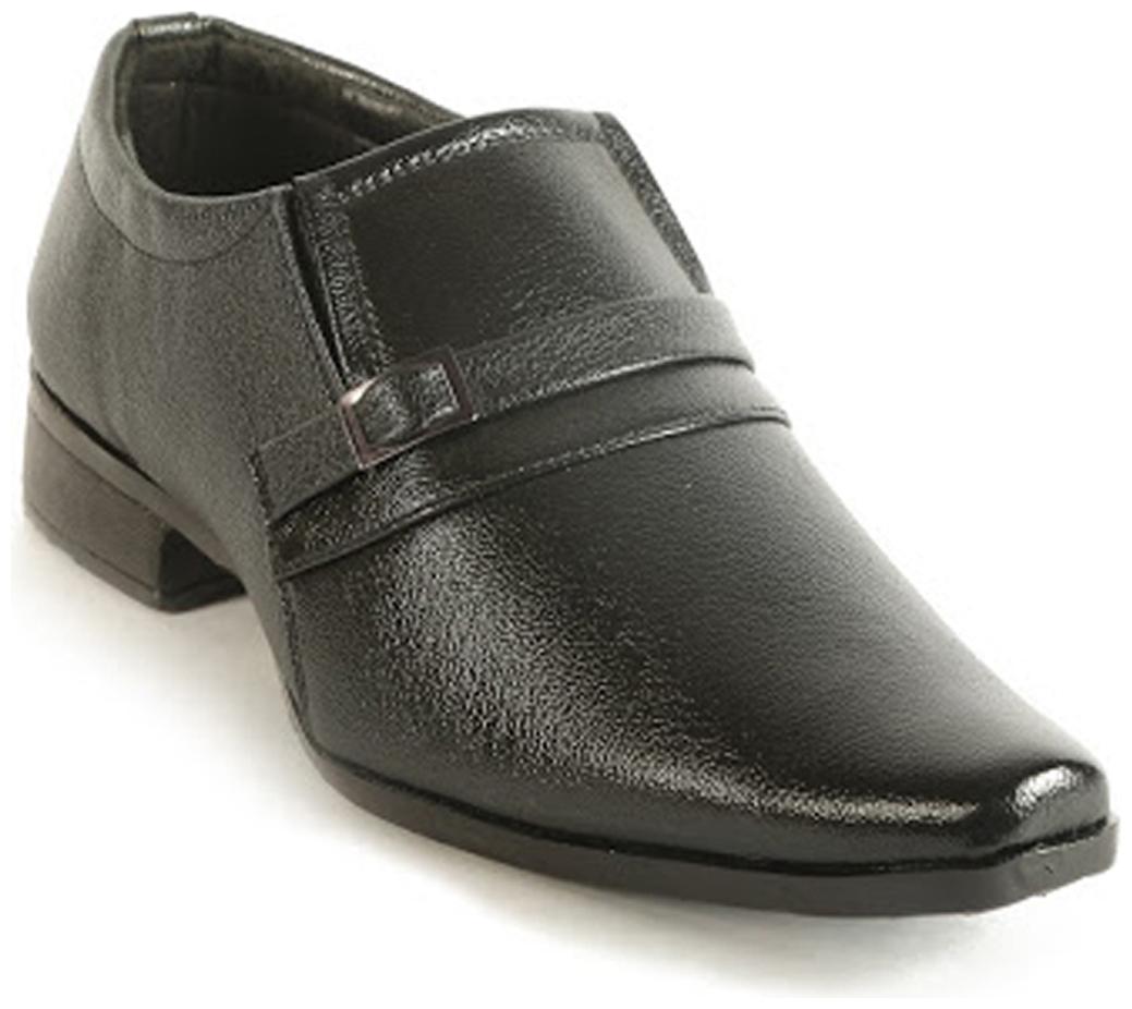 

Firemark Black Formal Shoes