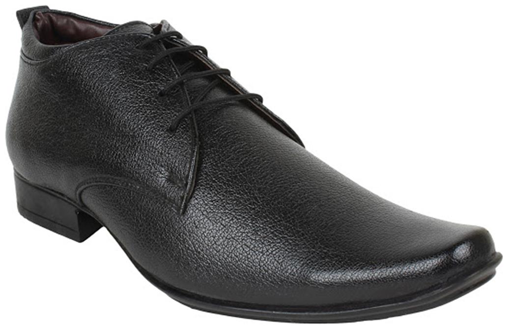 

Firemark Black Formal Shoes