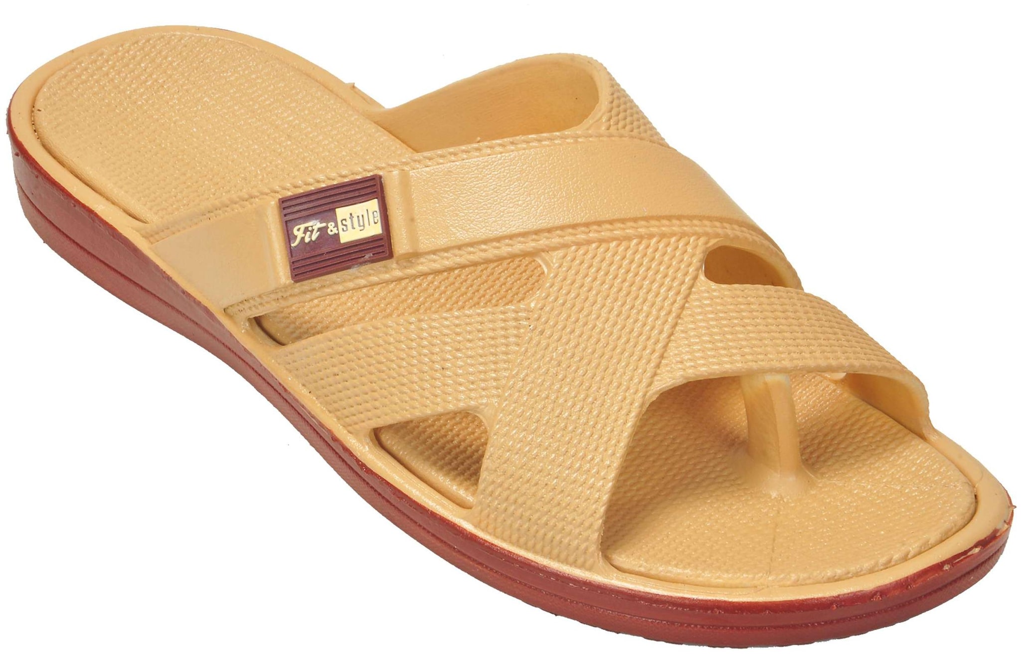 

Ajanta Men Beige Flip-Flops - 1 Pair