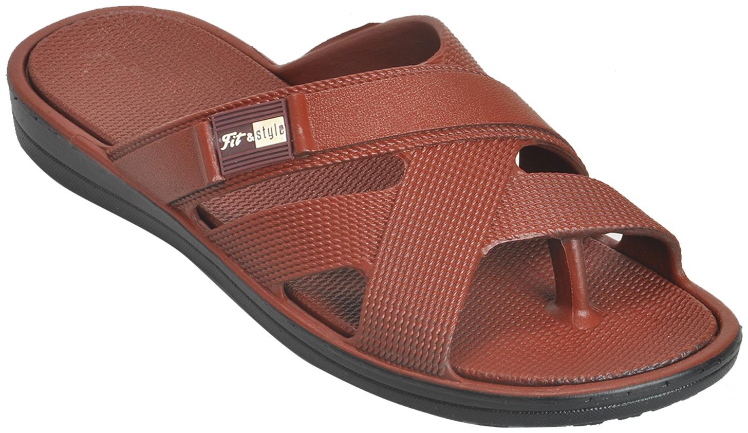 

Ajanta Men Brown Flip-Flops - 1 Pair