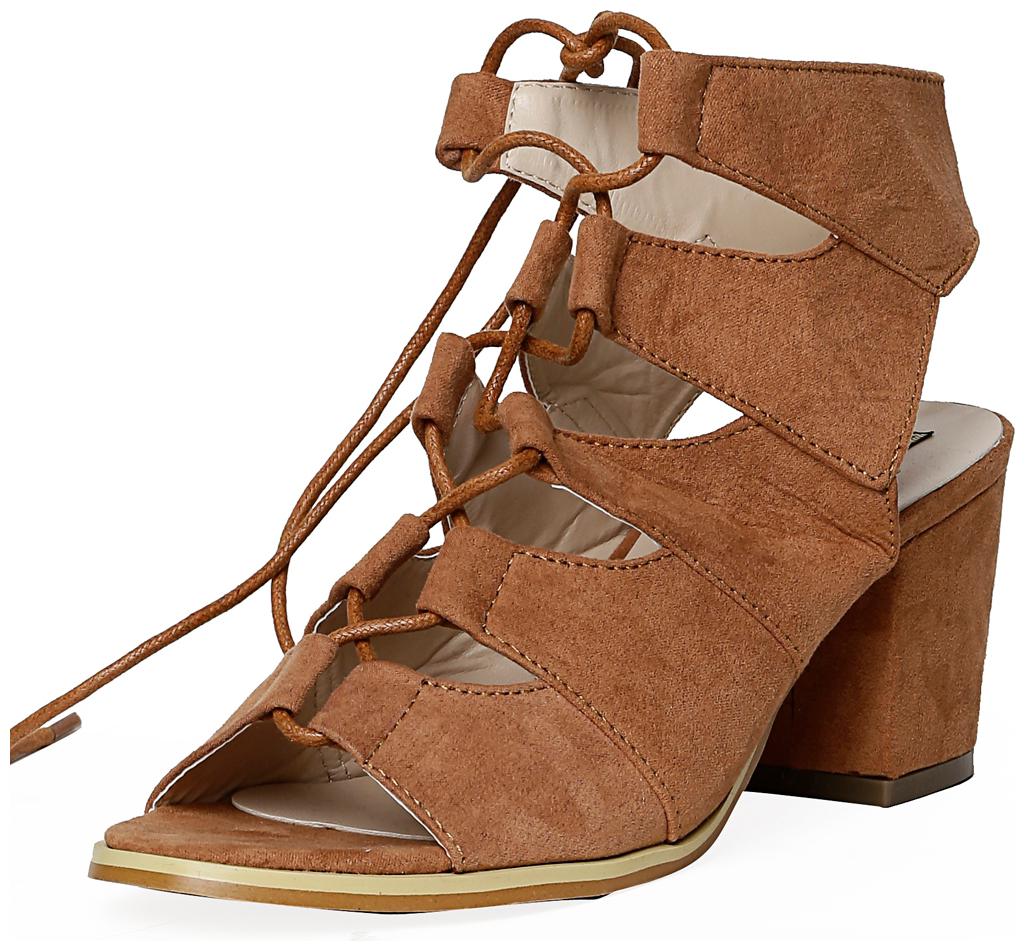 

Flat n Heels Tan Stilettos
