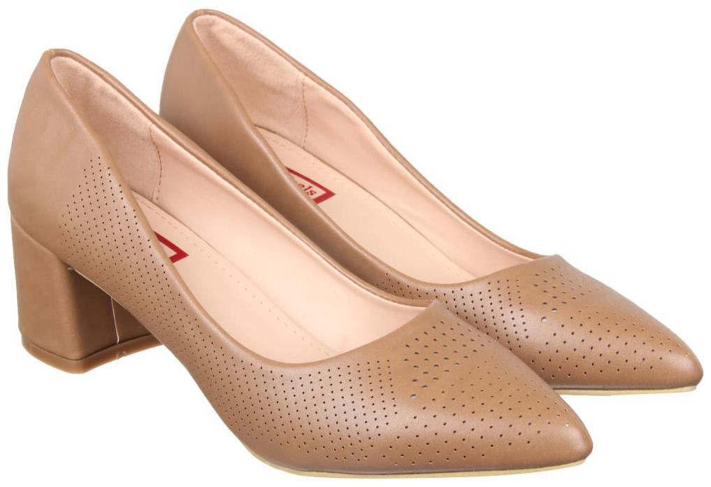 

Flat n Heels Women Khaki Pumps