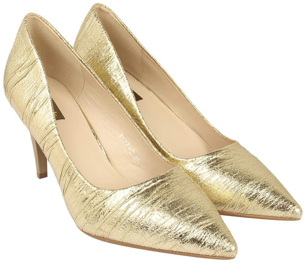 

Flat n Heels Women Gold Heeled Sandals