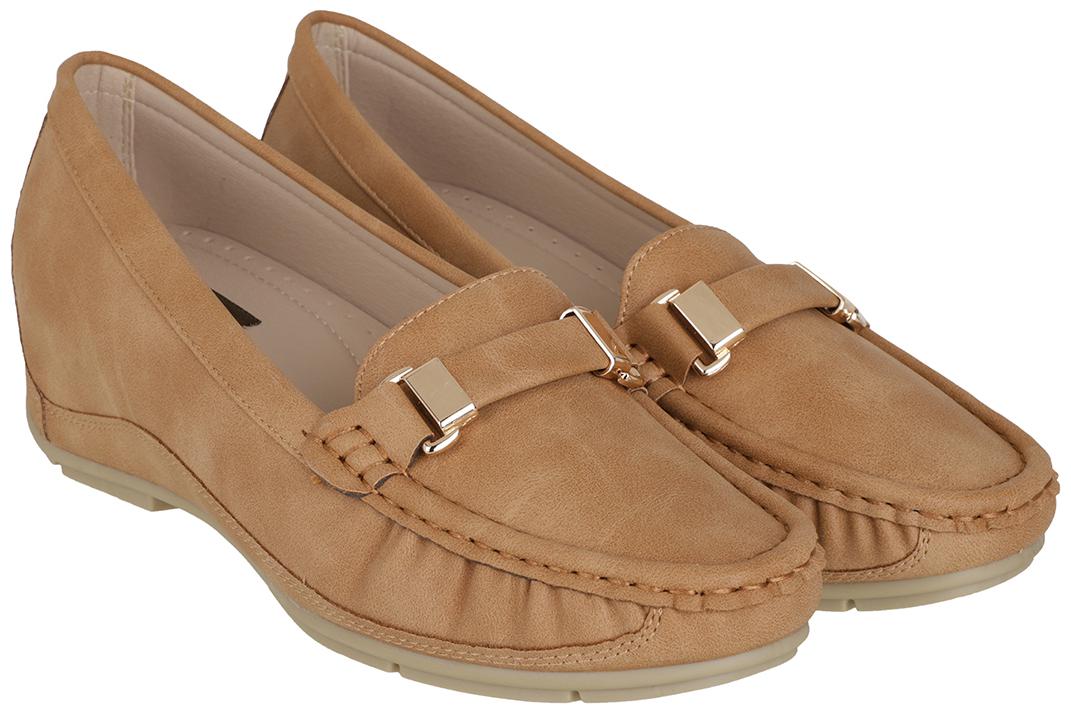

Flat n Heels Women Tan Loafers