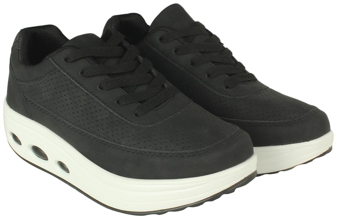 

Flat n Heels Women Black Slip-On Shoes