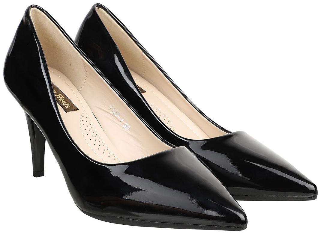

Flat n Heels Women Black Pumps