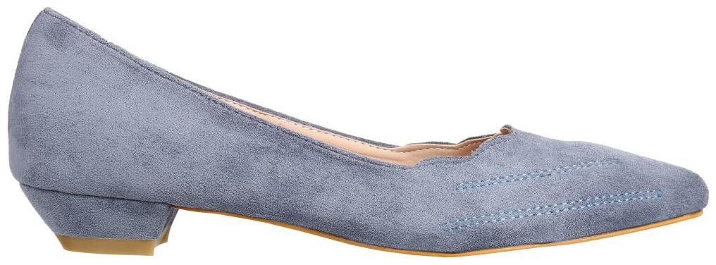 

Flat n Heels Women Blue Heeled Bellies