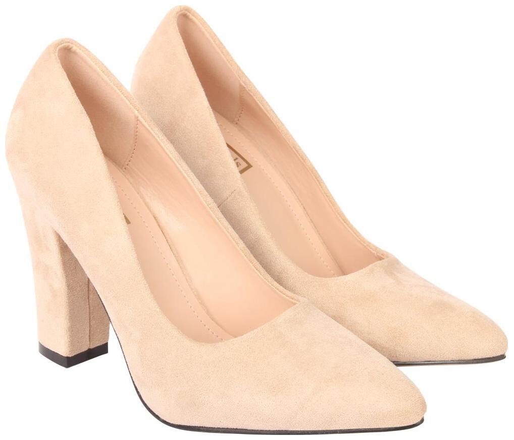 

Flat n Heels Women Beige Pumps