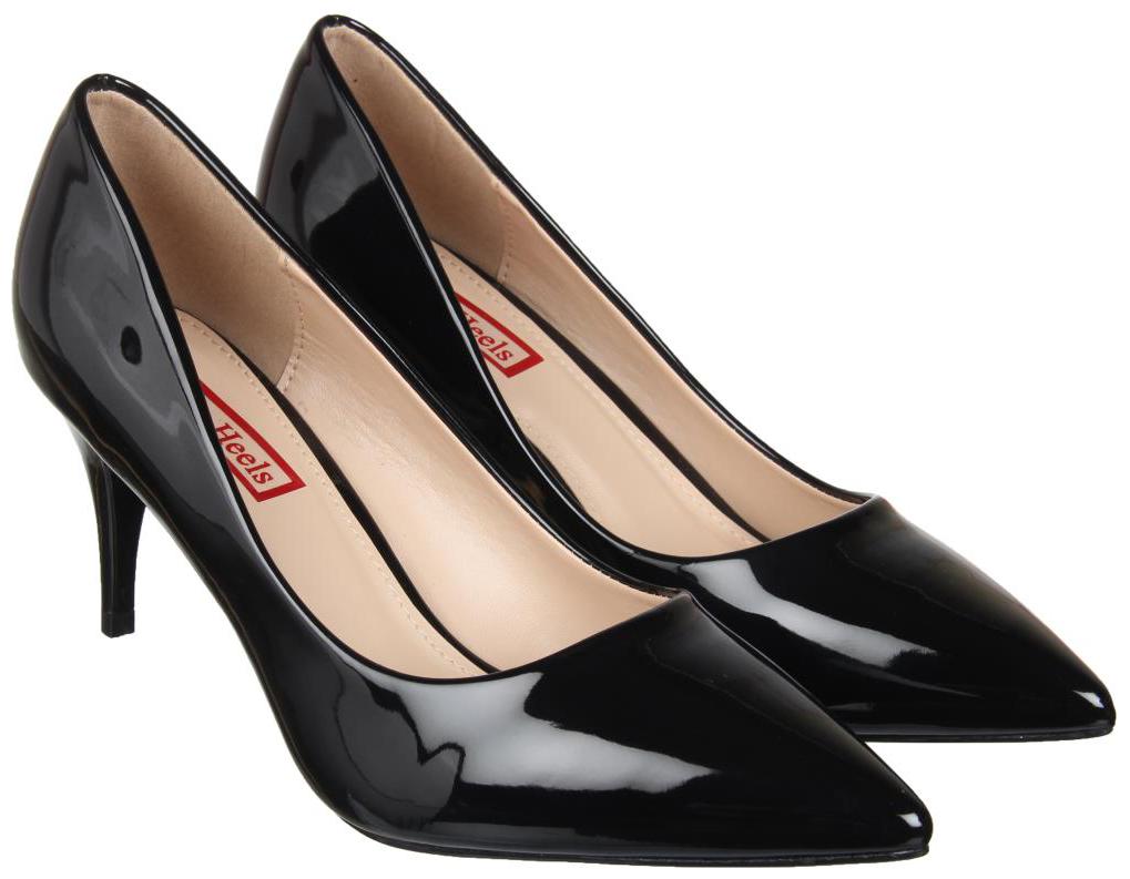 

Flat n Heels Women Black Pumps