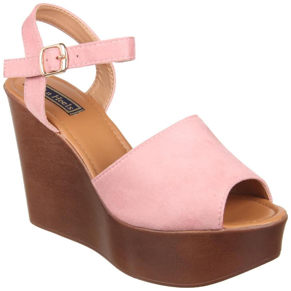 

Flat n Heels Women Pink Heeled Sandals