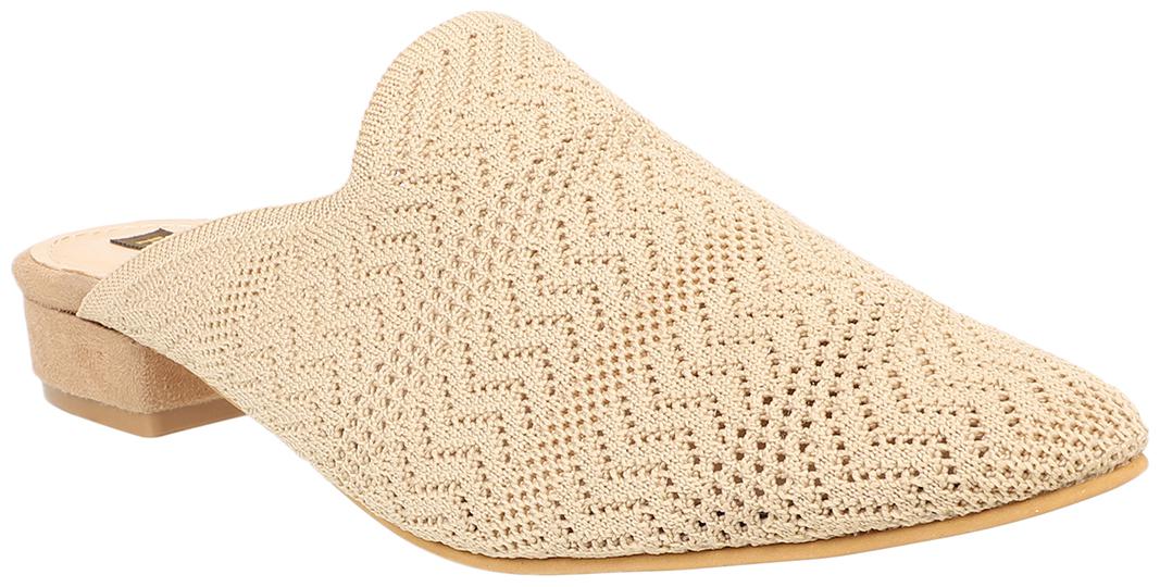 

Flat n Heels Women Beige Mules