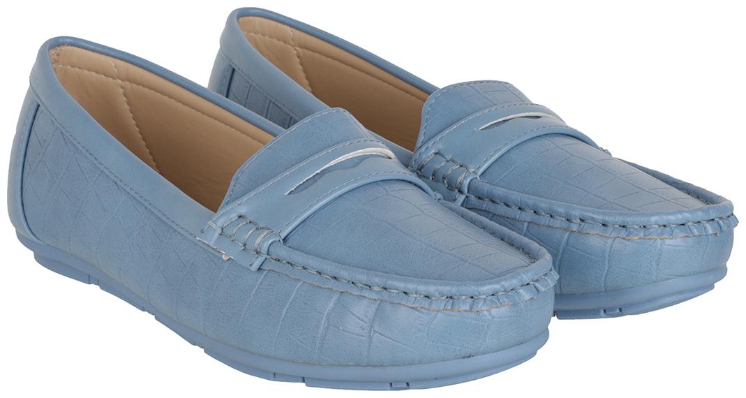 

Flat n Heels Women Blue Loafers