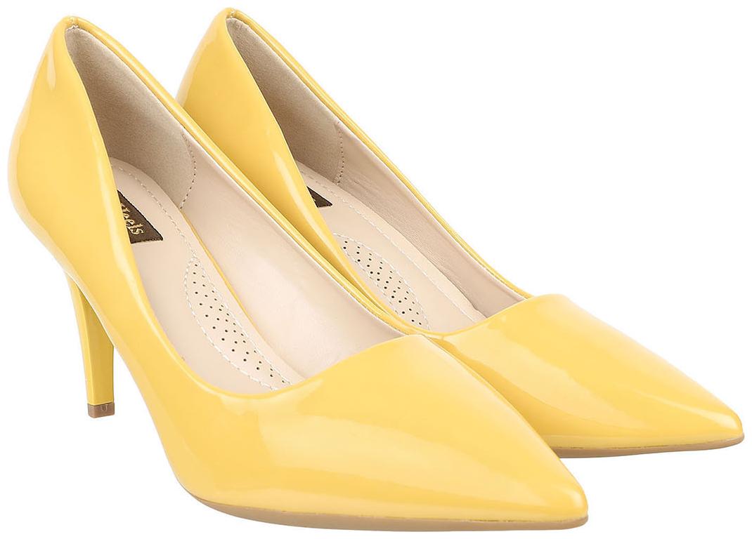 

Flat n Heels Women Yellow Pumps