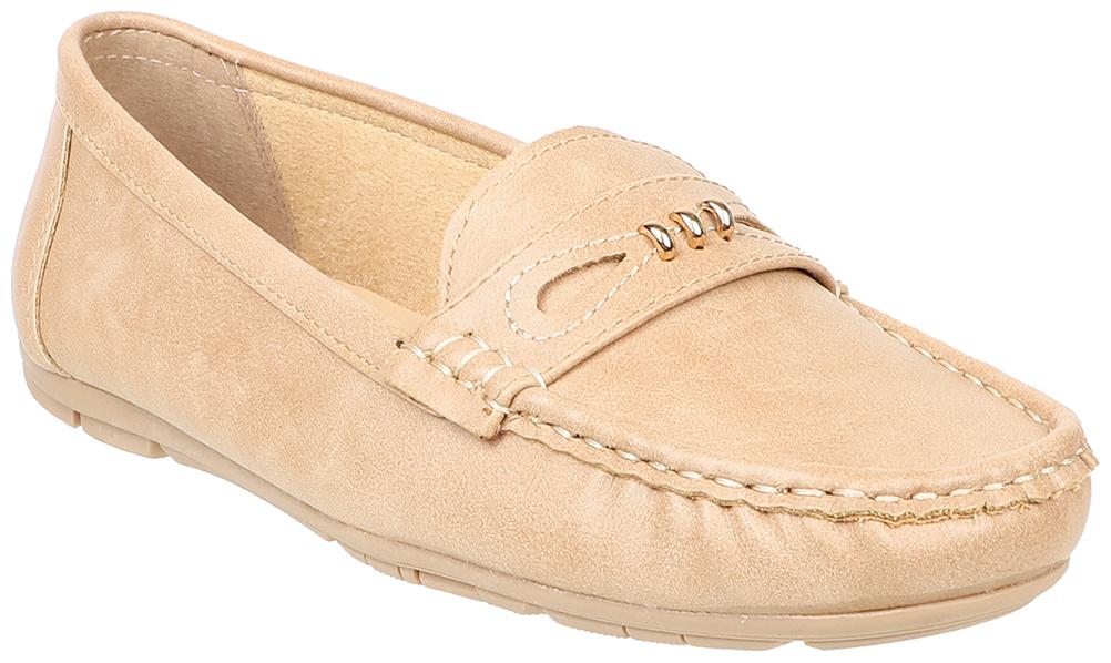

Flat n Heels Women Brown Loafers