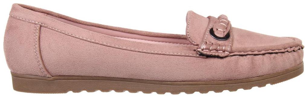 

Flat n Heels Pink Loafers