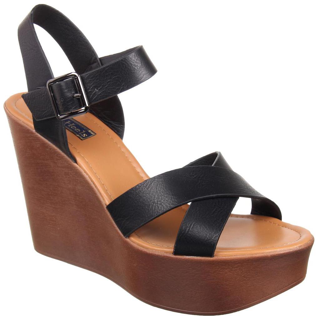 

Flat n Heels Women Black Heeled Sandals