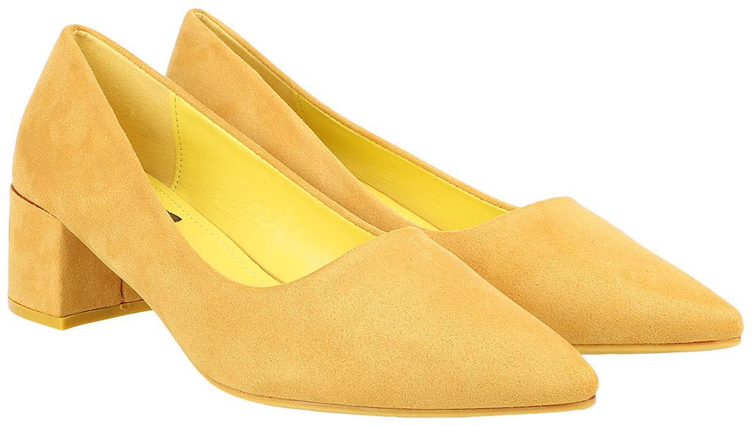 

Flat n Heels Women Yellow Pumps