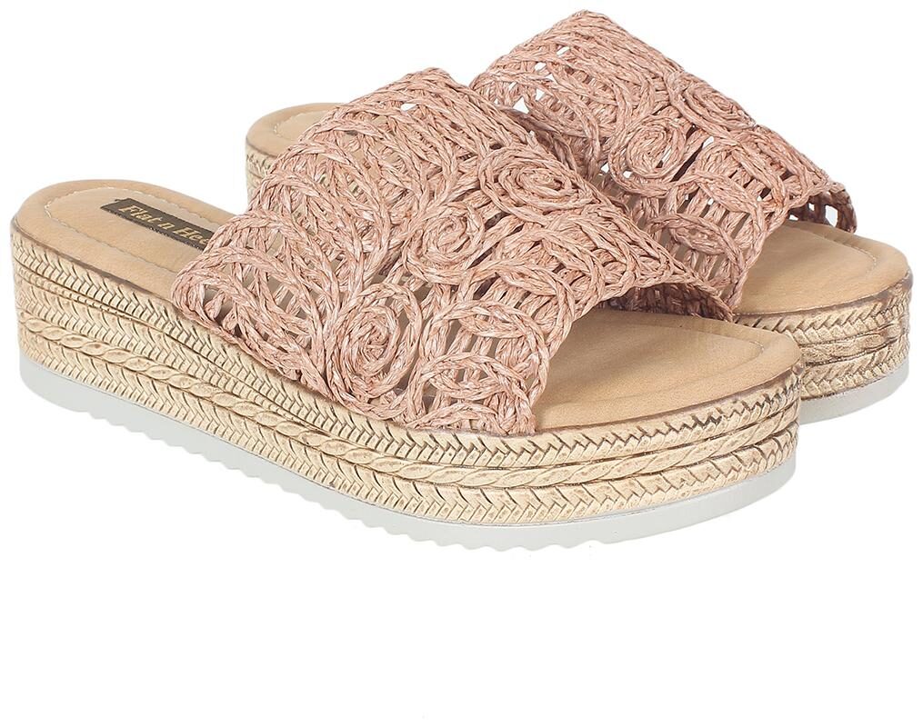 

Flat n Heels Women Pink Sandals
