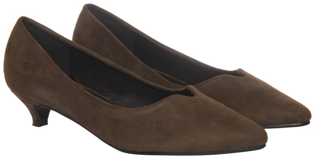 

Flat n Heels Women Brown Pumps