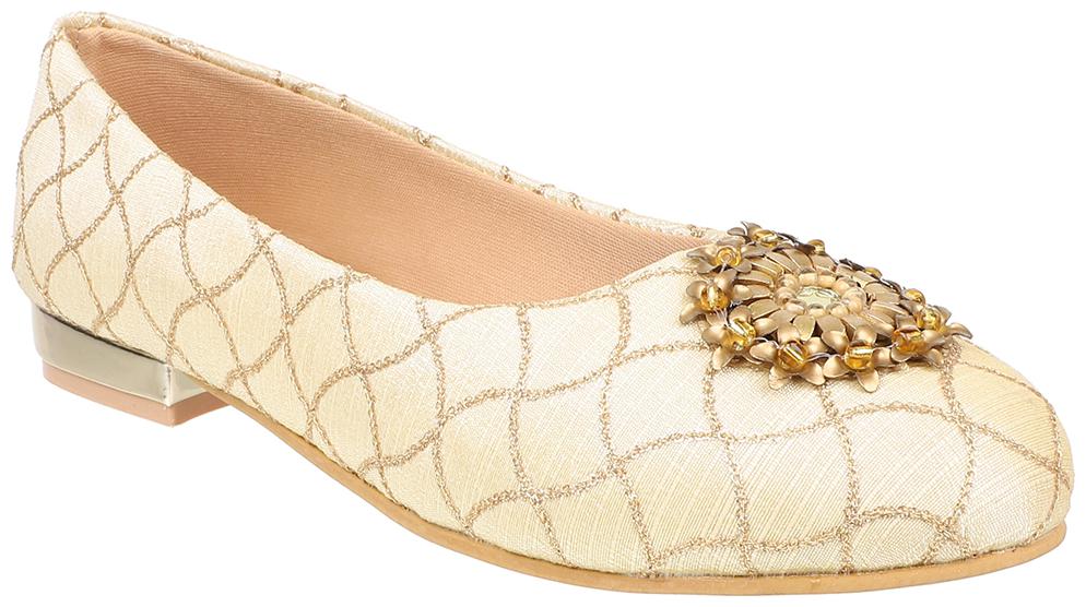 

Flat n Heels Women Gold Bellies