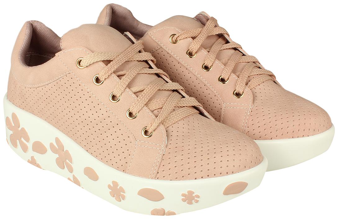

Flat n Heels Women Pink Slip-On Shoes