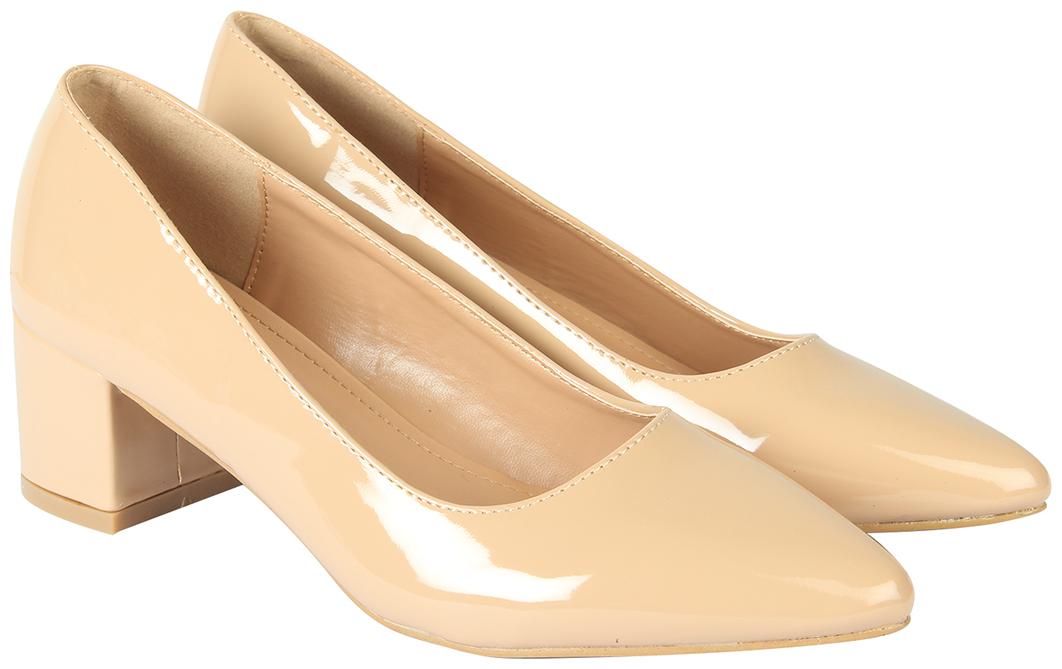 

Flat n Heels Women Beige Pumps