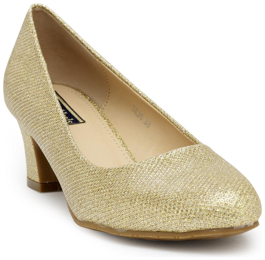

Flat n Heels Gold Heels
