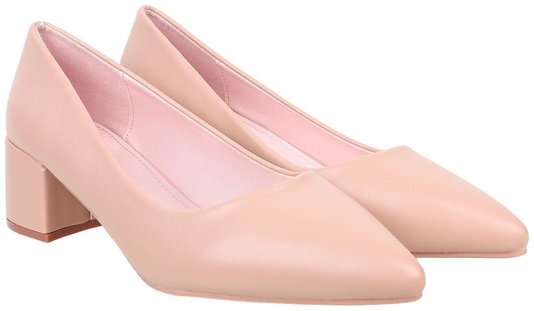 

Flat n Heels Women Pink Pumps