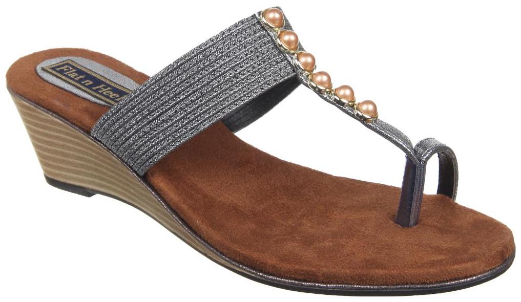 

Flat n Heels Women Grey Sandals