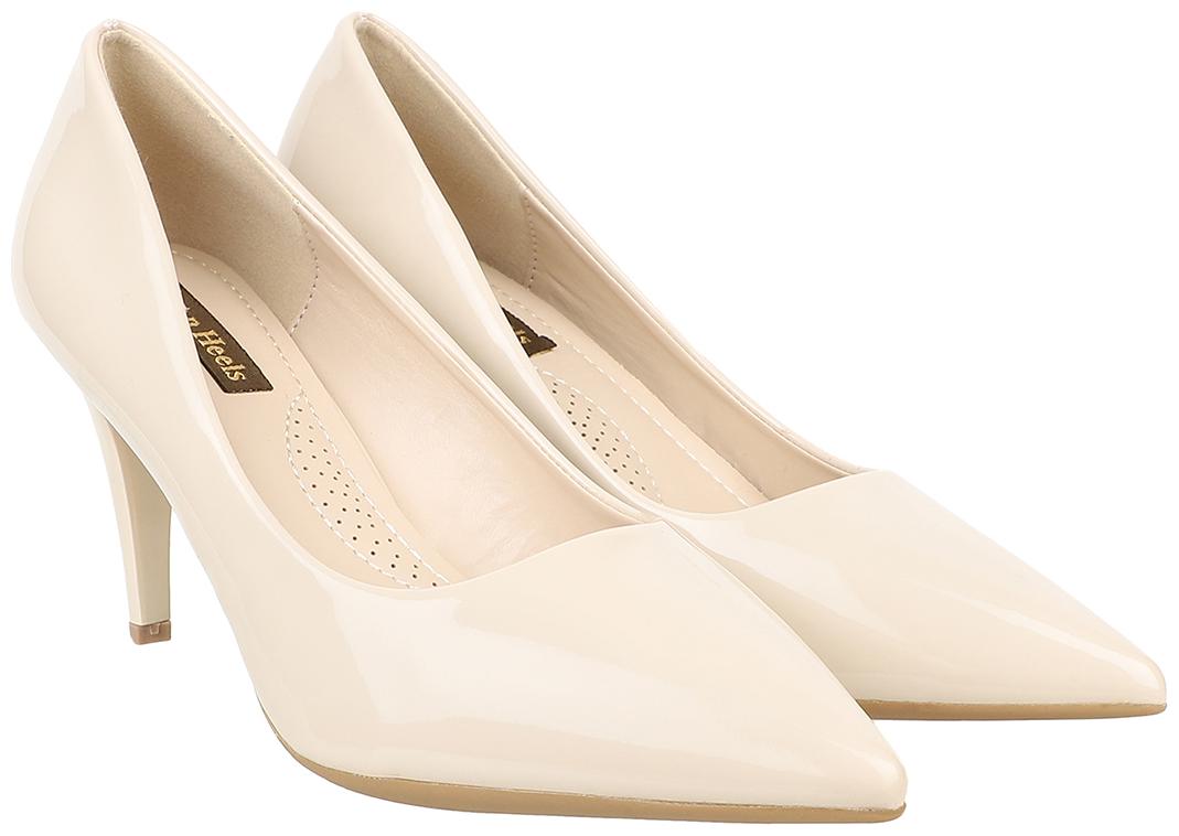 

Flat n Heels Women Beige Pumps