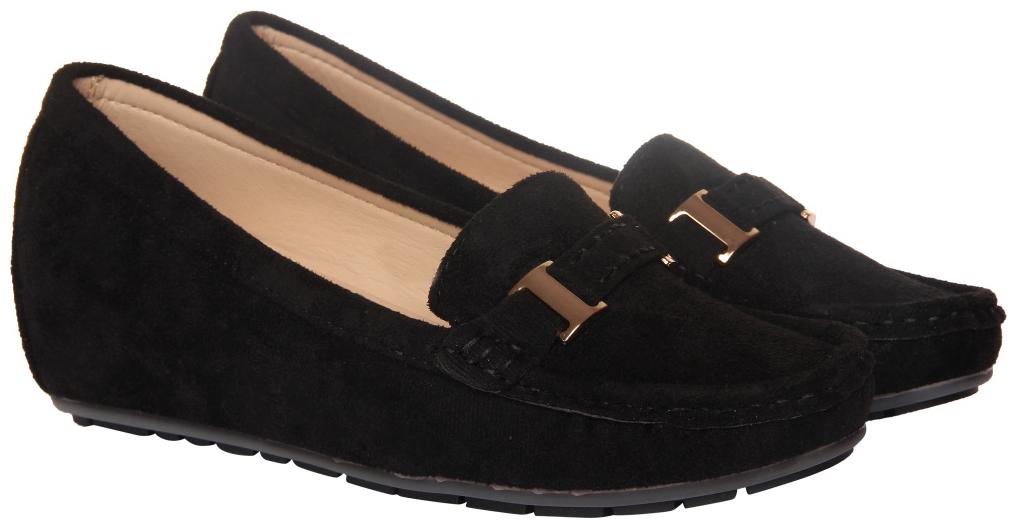 

Flat n Heels Women Black Casual Shoes