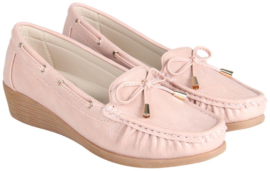 

Flat n Heels Women Pink Loafers