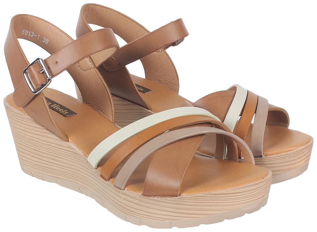 

Flat n Heels Women Tan Wedges