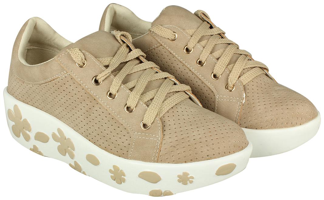 

Flat n Heels Women Beige Slip-On Shoes